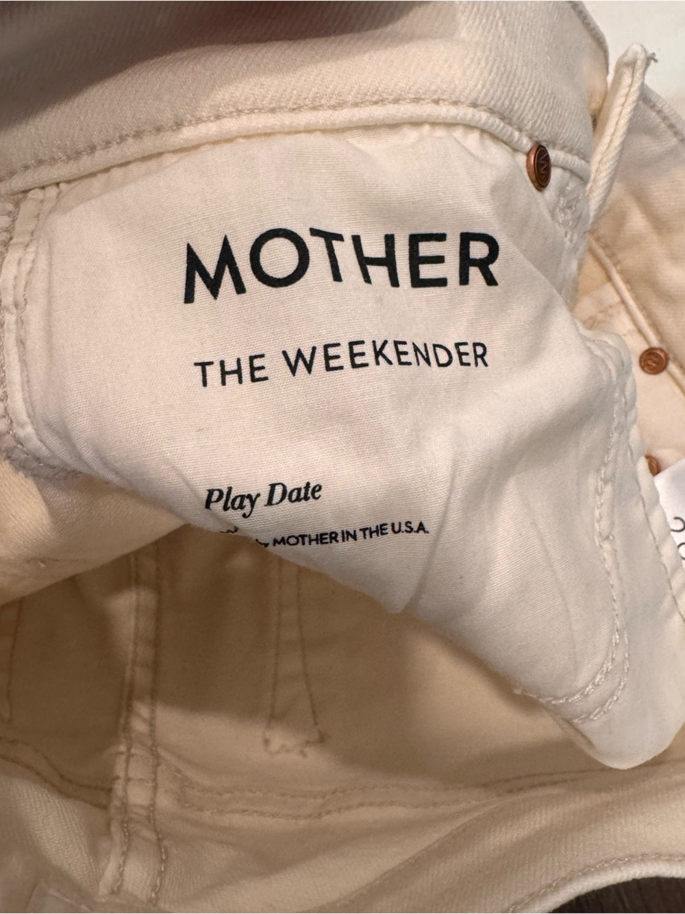 MOTHER The Weekender Sneak Play Date Size 26 - Picture 5 of 7